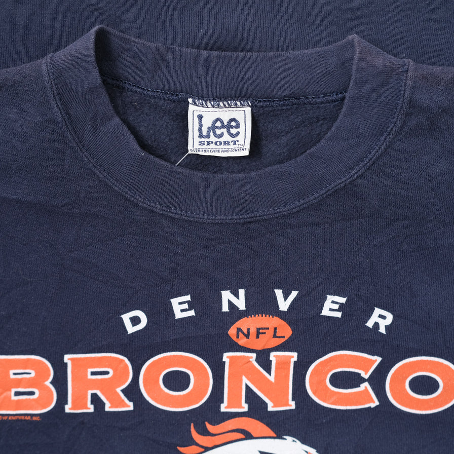 Vintage Broncos Sweater Large - Double Double Vintage