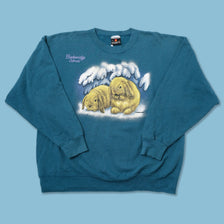 Vintage Bunny Sweater XLarge - Double Double Vintage