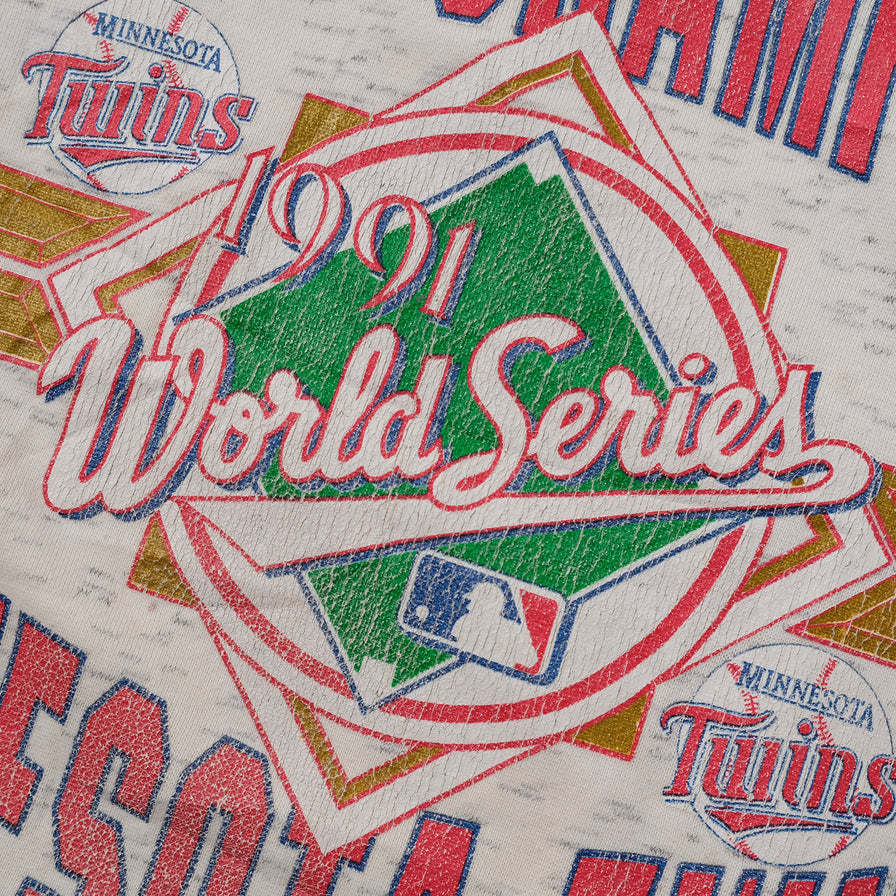 Vintage 1991 Twins Sweater XLarge - Double Double Vintage