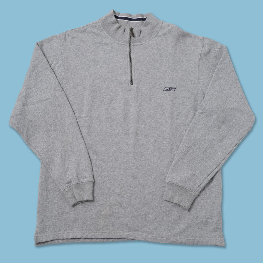 Vintage Reebok Q-Zip Sweater XLarge - Double Double Vintage