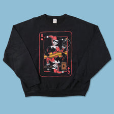 Vintage Harley Quinn Sweater XLarge 
