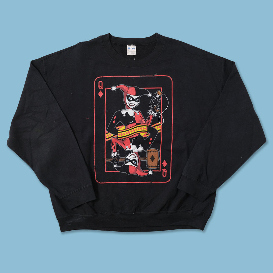 Vintage Harley Quinn Sweater XLarge 