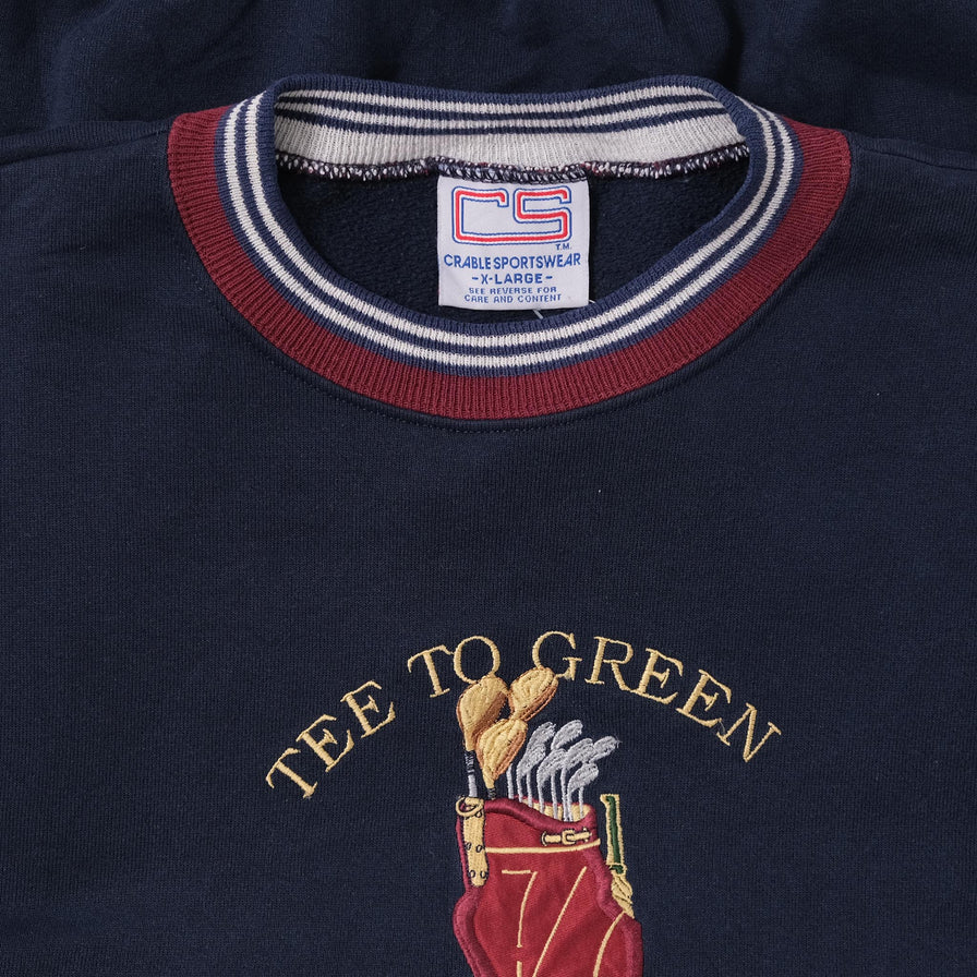 Vintage Golf Sweater XLarge 