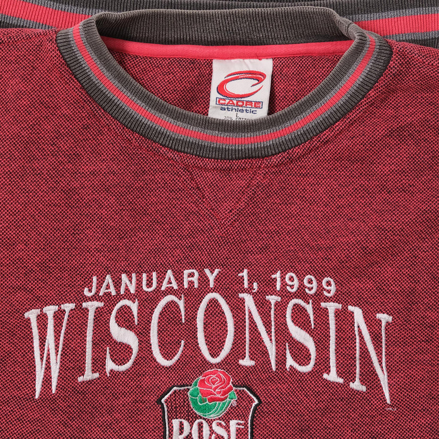 1999 Wisconsin Badgers Rose Bowl Sweater Large 
