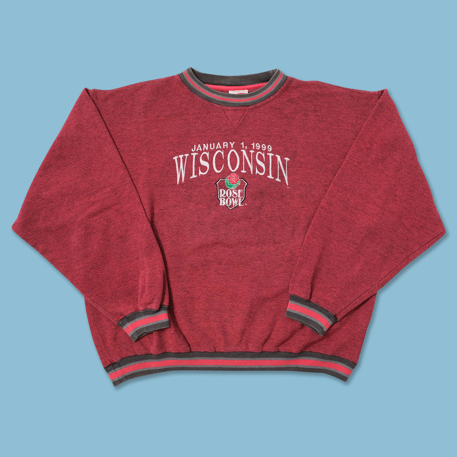 1999 Wisconsin Badgers Rose Bowl Sweater Large 