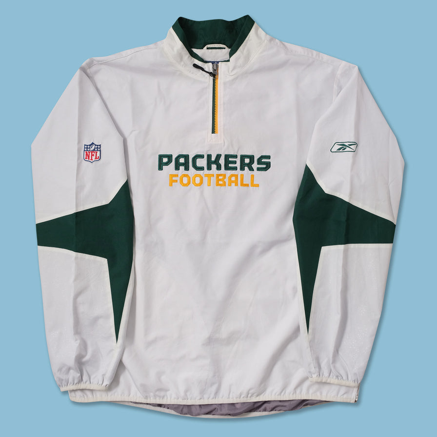 Vintage Reebok Green Bay Packers Windbreaker XLarge 