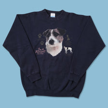 Vintage Jack Russell Terrier Sweater XLarge 