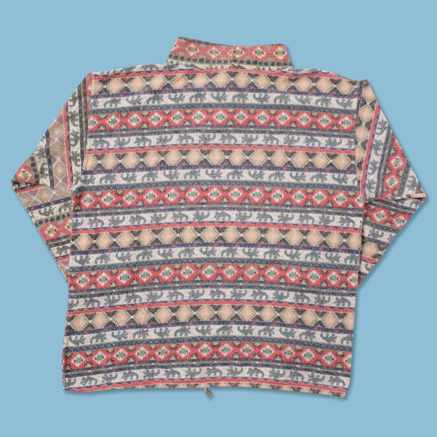 VIntage Patterned Fleece XLarge 
