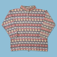 VIntage Patterned Fleece XLarge 