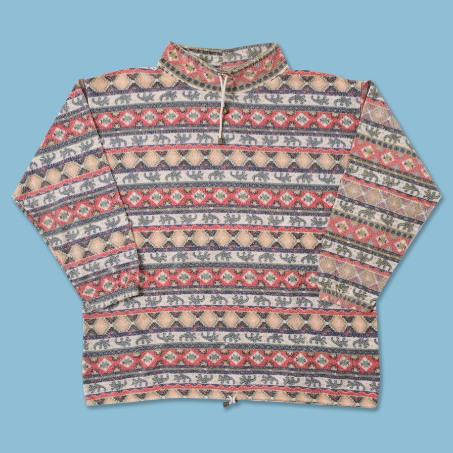 VIntage Patterned Fleece XLarge 