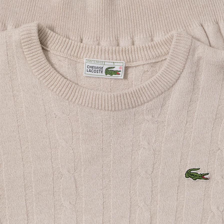 Vintage Lacoste Knit Sweater Medium 