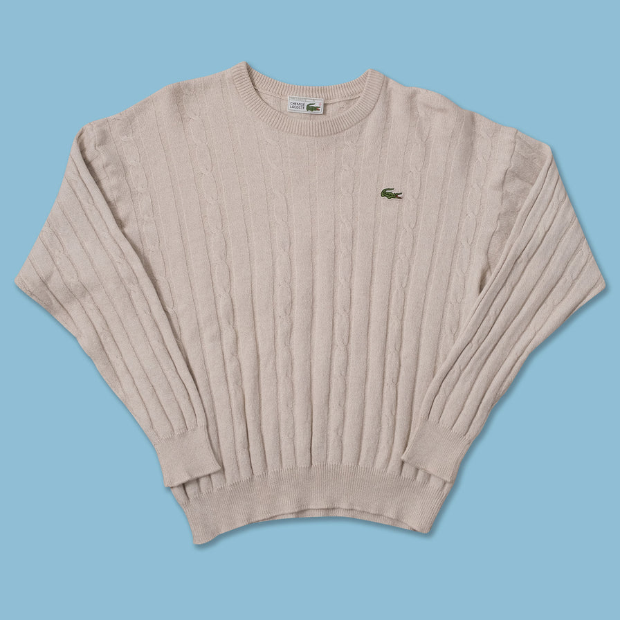 Vintage Lacoste Knit Sweater Medium 