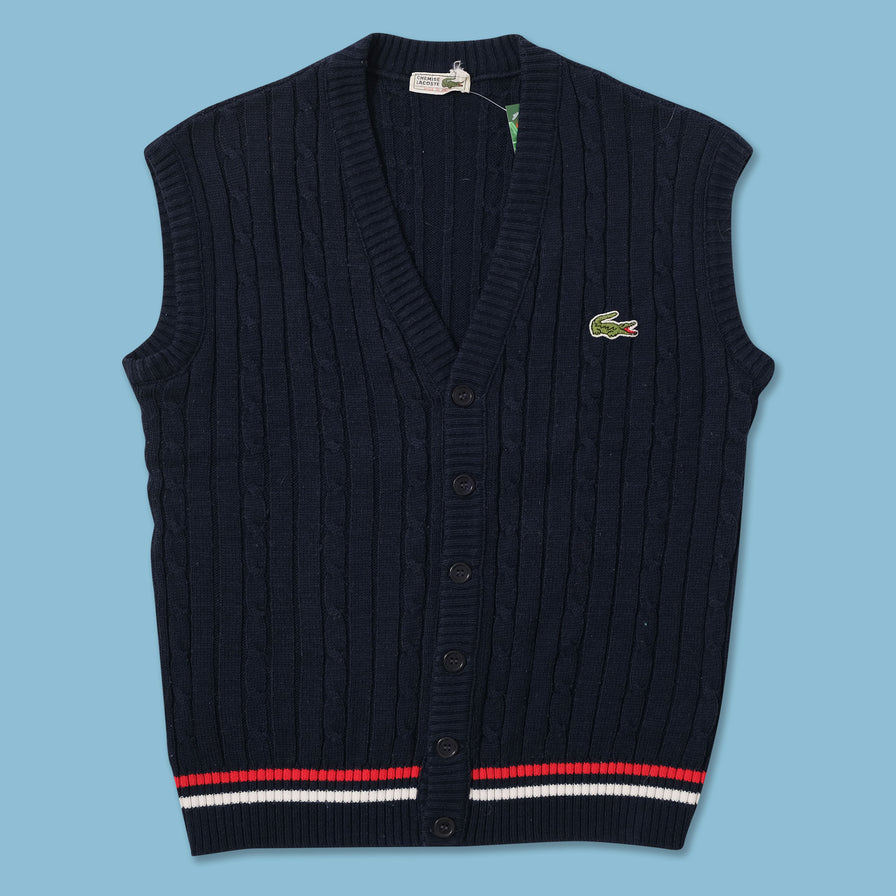 Vintage Lacoste Knit Vest Small 