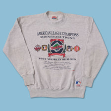 1991 Nutmeg Minnesota Twins Sweater Medium 