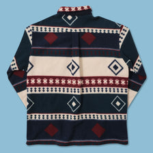 Vintage Patterned Fleece Shirt XLarge 