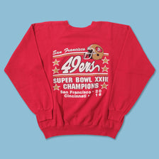 1989 San Francisco 49ers Championship Sweater Medium 