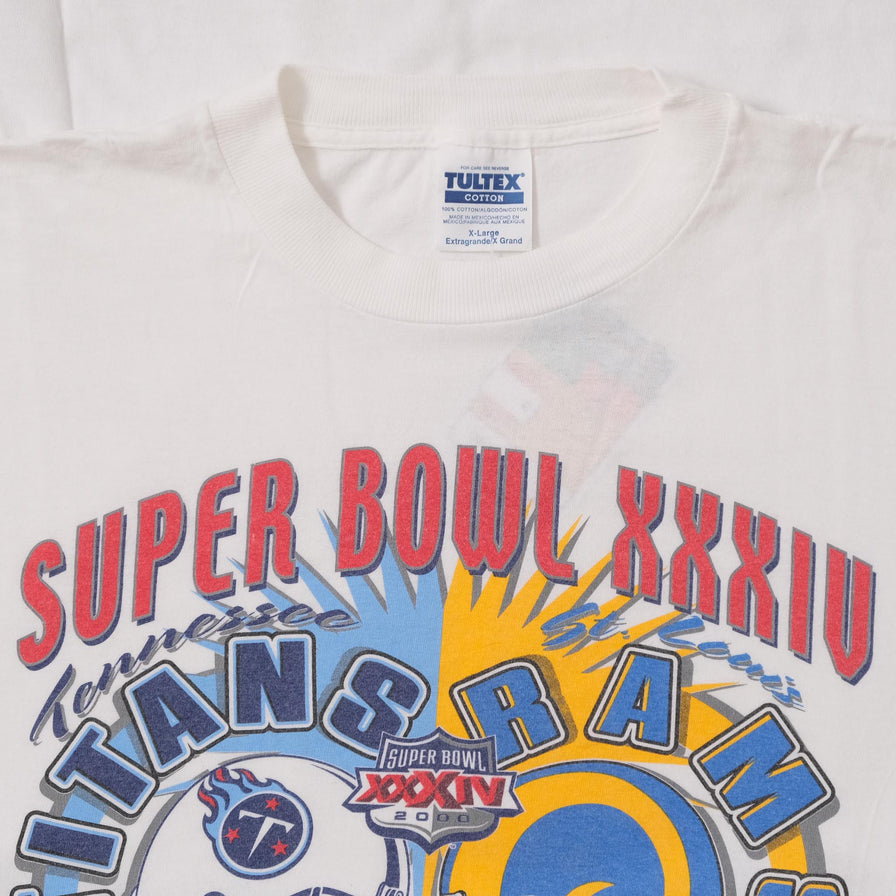 2000 Super Bowl XXXIV T-Shirt XLarge 