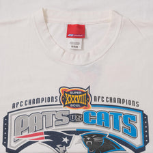 2004 Super Bowl XXXVIII T-Shirt Large