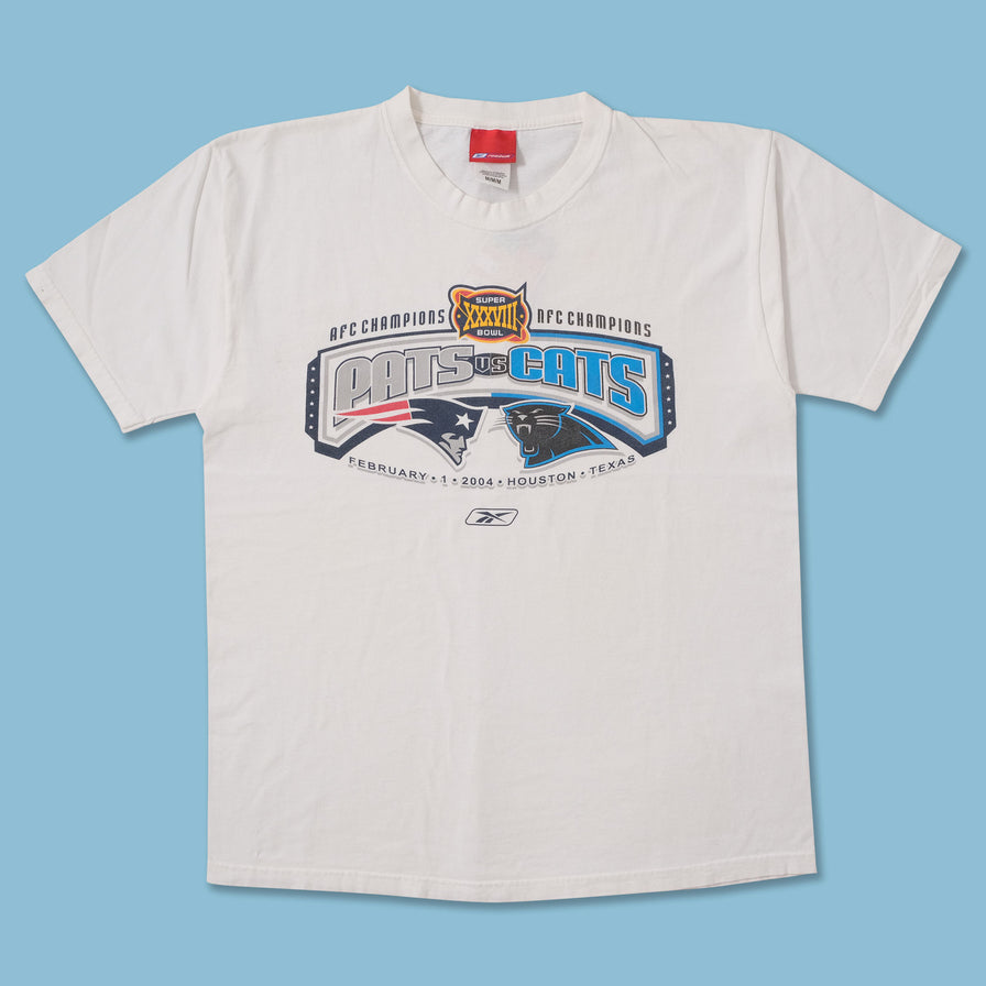 2004 Super Bowl XXXVIII T-Shirt Large 