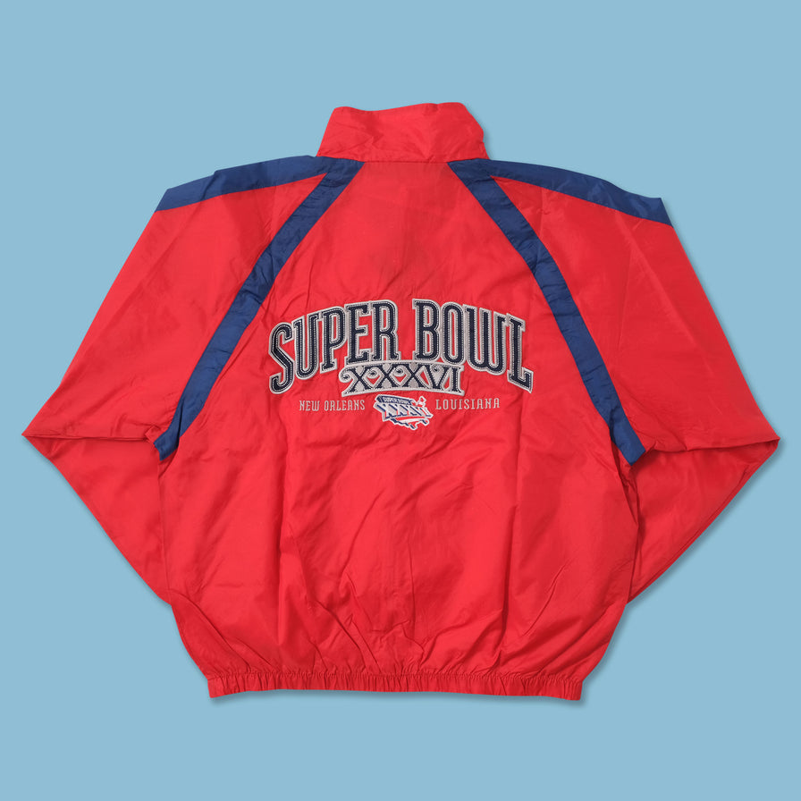 2002 Reebok Super Bowl Track Jacket Large 
