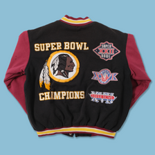 Vintage Washington Football Padded College Jacket Large 