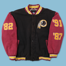 Vintage Washington Football Padded College Jacket Large 