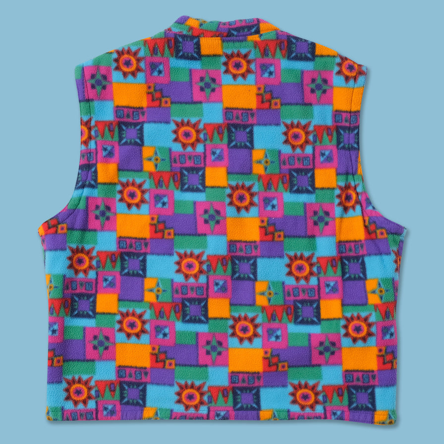 Vintage Fleece Vest Large 