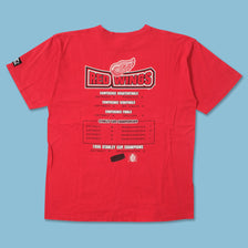 1998 Starter Detroit Red Wings T-Shirt Large 