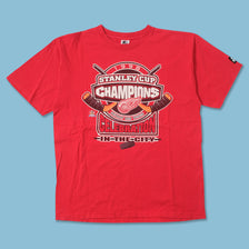 1998 Starter Detroit Red Wings T-Shirt Large 