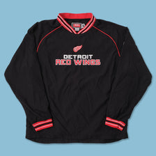 Vintage Detroit Red Wings Windbreaker Large 