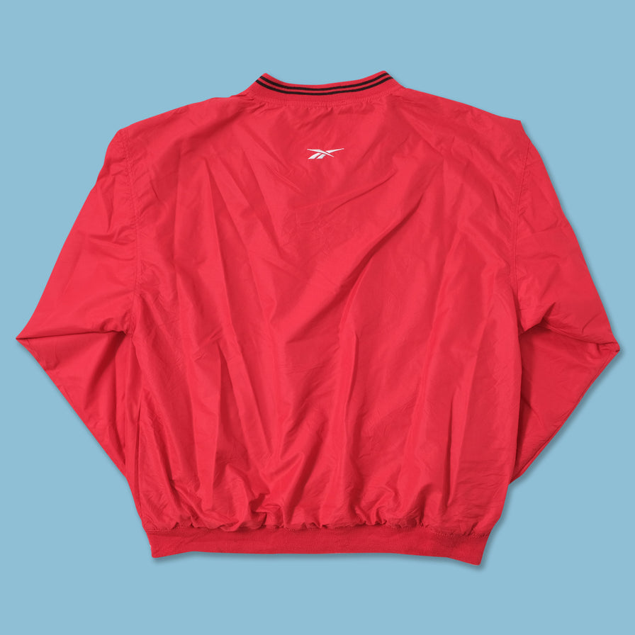 Vintage Reebok Wisconsin Badgers Windbreaker Large 
