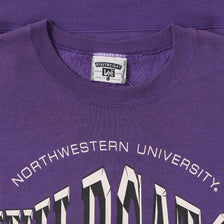 Vintage Northwestern University Wildcats Sweater Large 