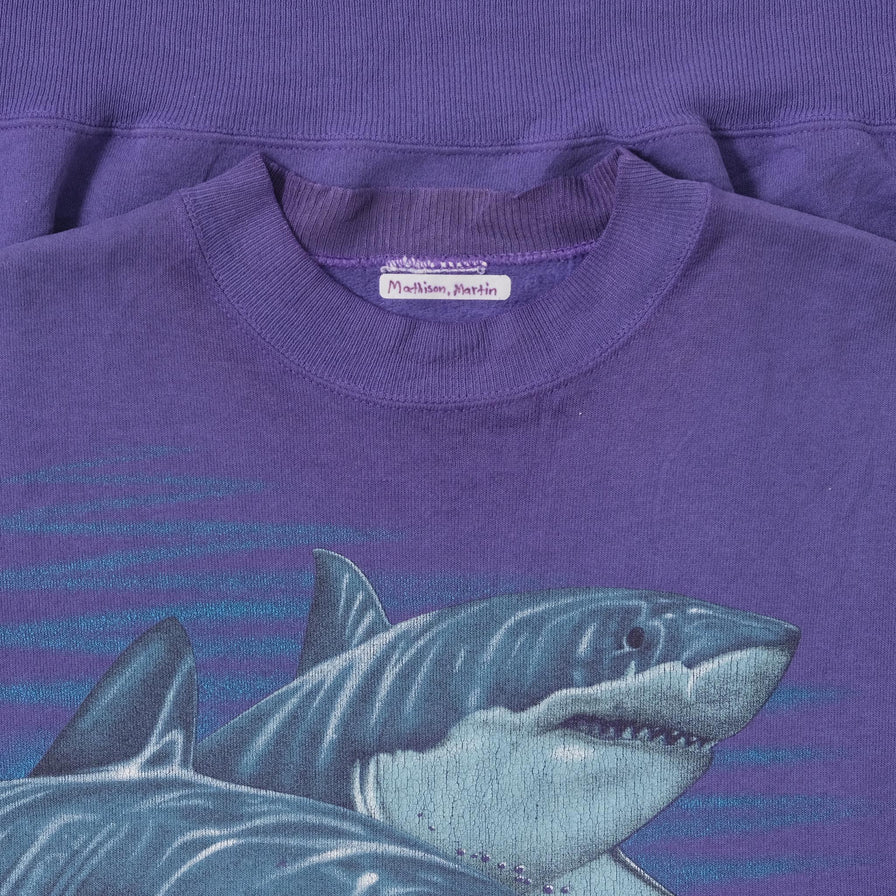 Vintage Shark Sweater Large 