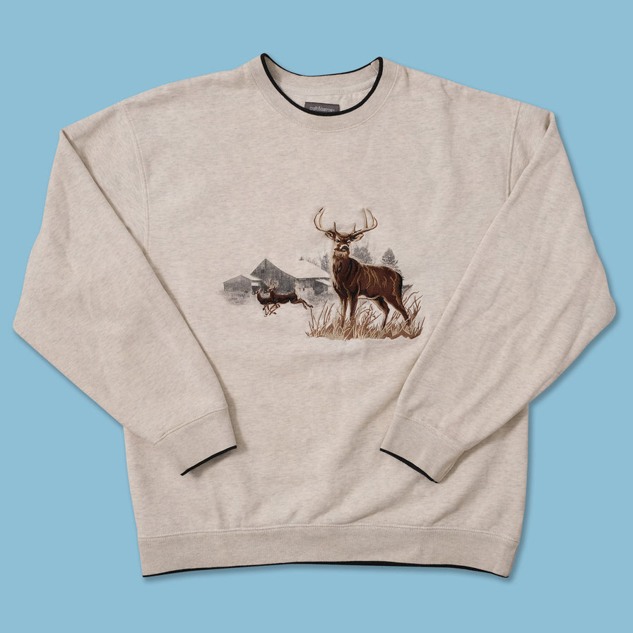 Vintage Deer Sweater Medium 
