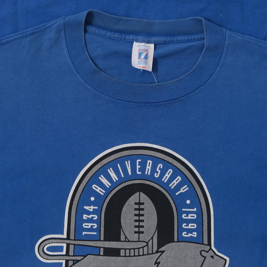 1993 Detroit Lions T-Shirt XLarge 