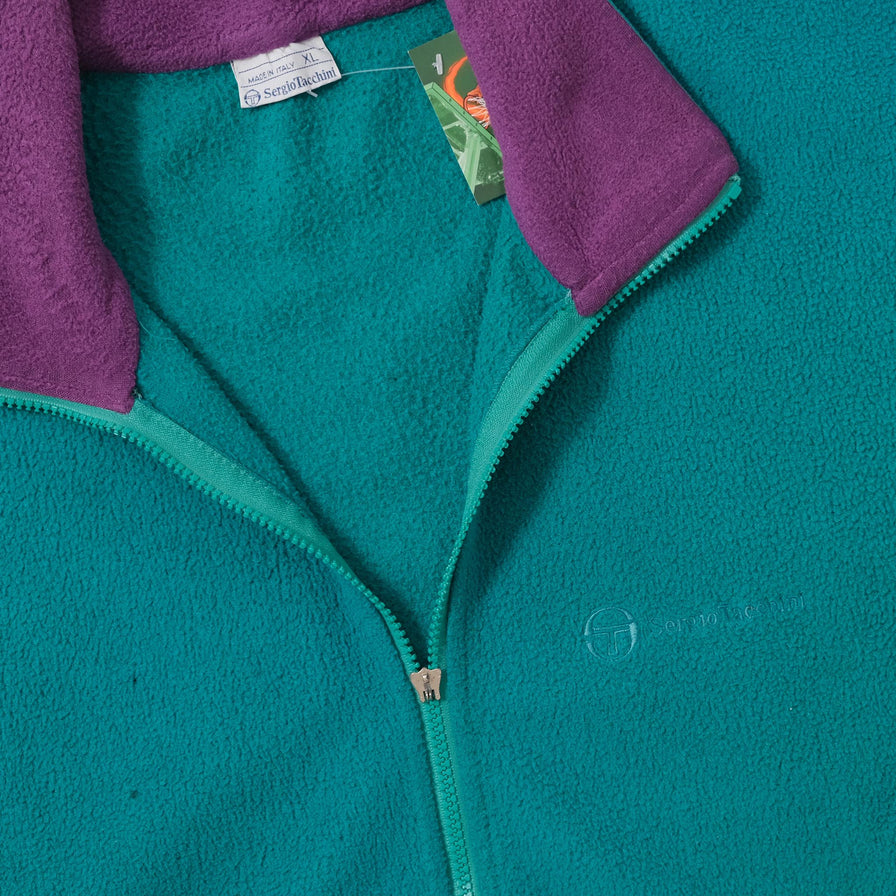 Vintage Sergio Tacchini Fleece Jacket XLarge 