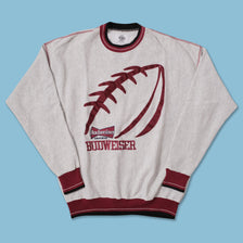 Vintage Football Budweiser Sweater XLarge 