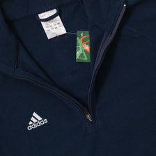 Vintage adidas Q-Zip Fleece Jacket Large 