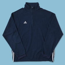 Vintage adidas Q-Zip Fleece Jacket Large 