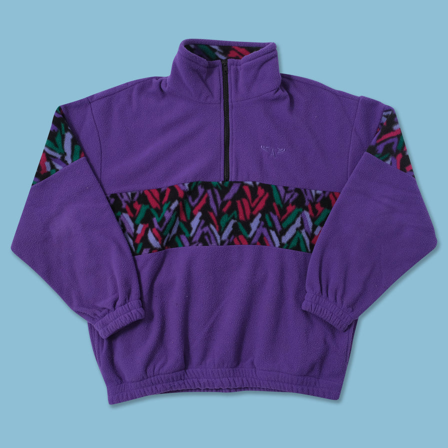 Vintage American Weekend Q-Zip Fleece Large 