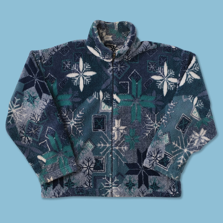 Vintage Sergio Tacchini Fleece Jacket Medium 