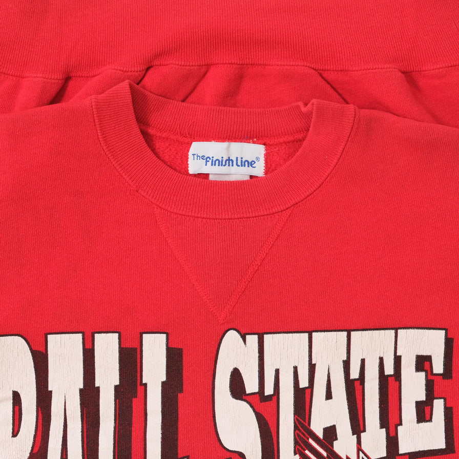 Vintage Ball State Cardinals Sweater Small 