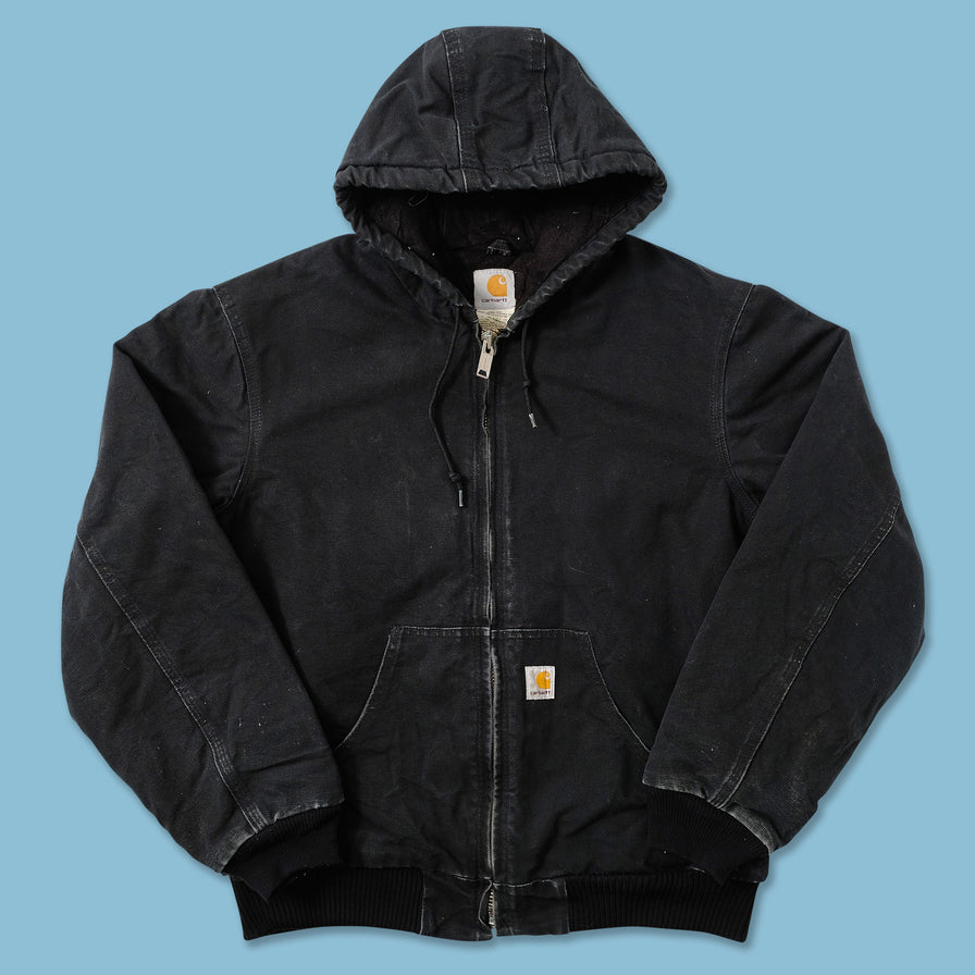 Vintage Carhartt Hooded Workwear Jacket - Black - S – Headlock