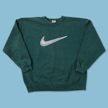 Vintage Nike Swoosh Sweater Large 