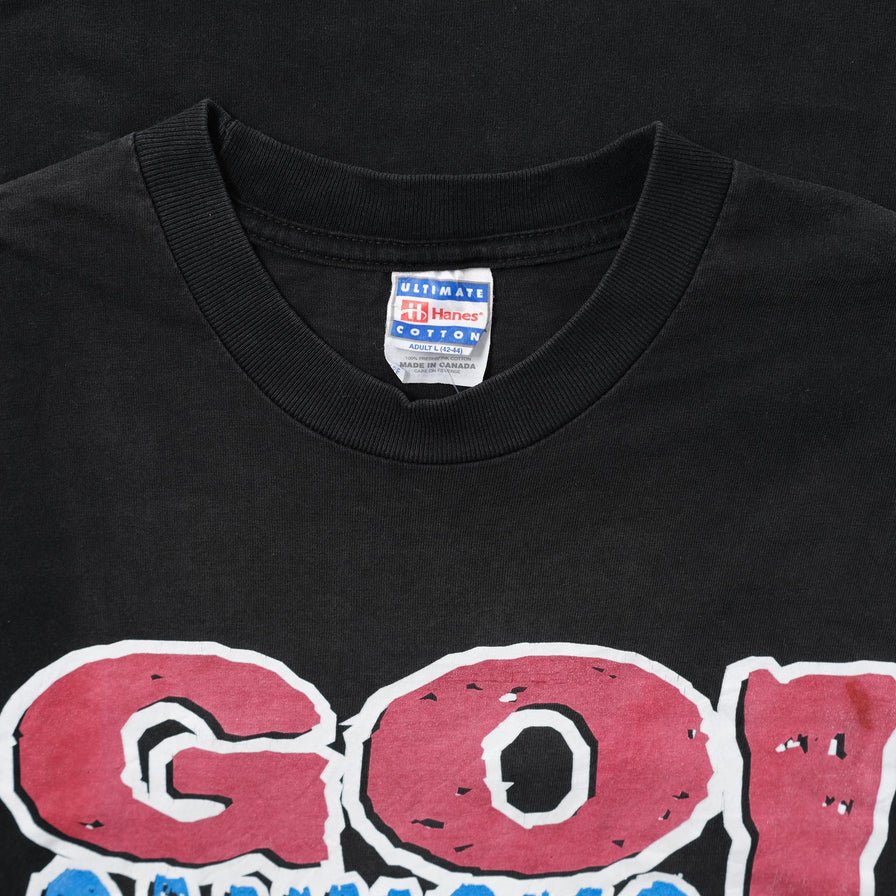 Vintage 'Go Canucks!' T-Shirt Medium - Double Double Vintage