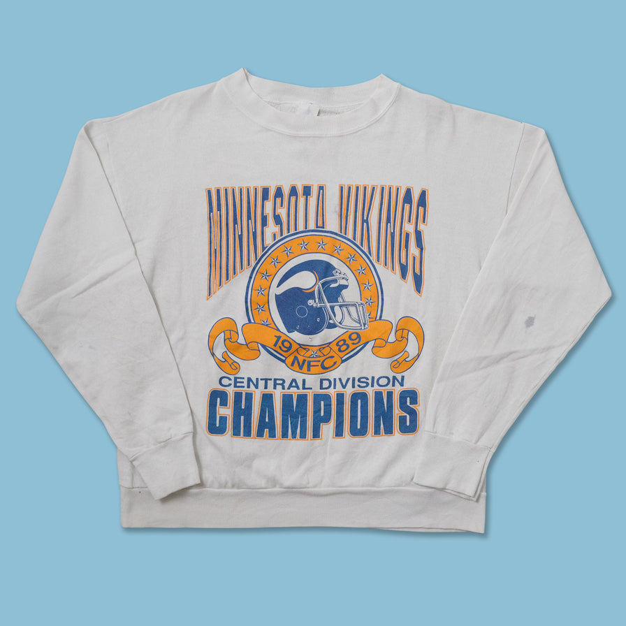 Vintage 1989 Vikings Sweater Medium - Double Double Vintage