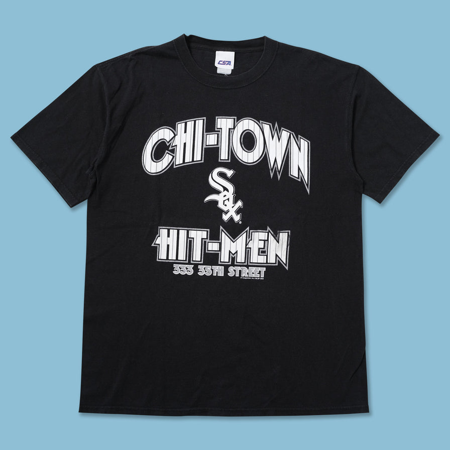 2005 White Sox T-Shirt Large - Double Double Vintage