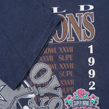 Vintage 1992 Dallas Cowboys T-Shirt Medium - Double Double Vintage