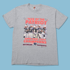 Vintage 2002 Patriots T-Shirt XLarge - Double Double Vintage