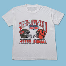 Vintage 1988 Super Bowl T-Shirt Small - Double Double Vintage